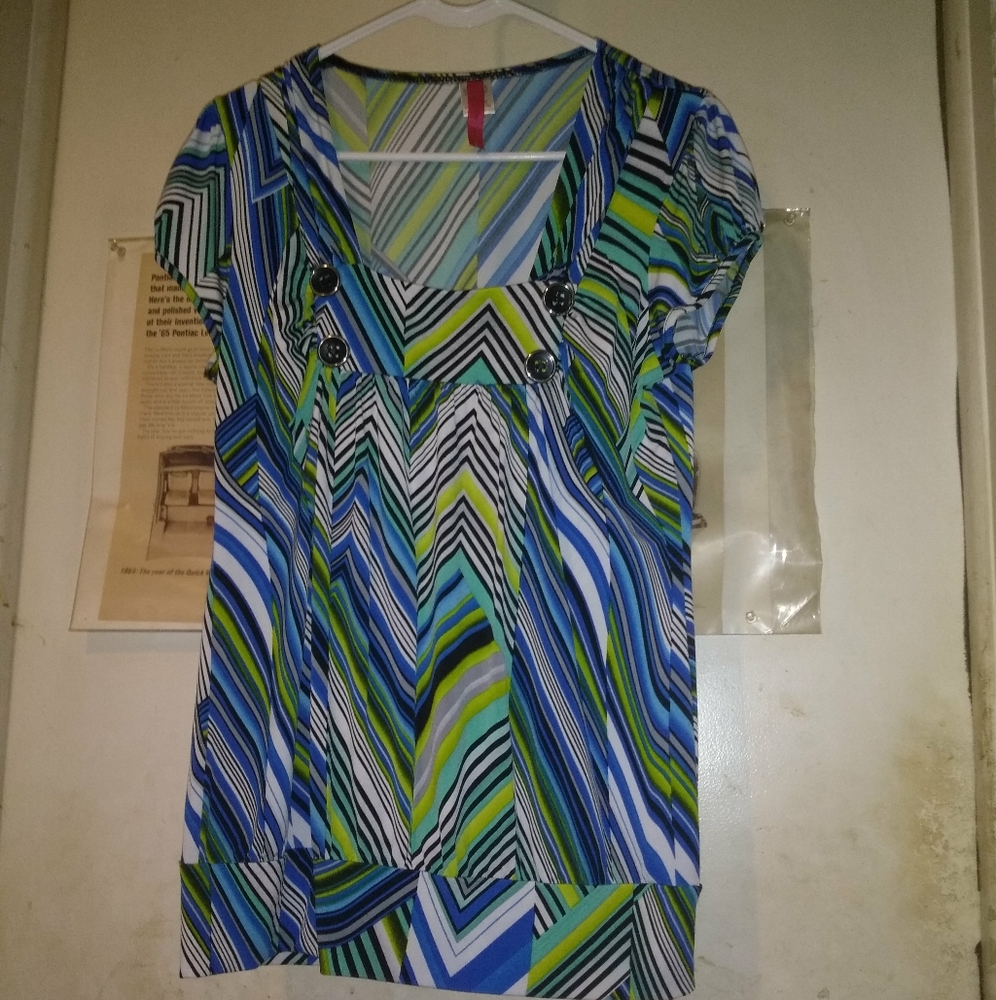 Heart Soul Cap Sleeve Blouse Top Size XL